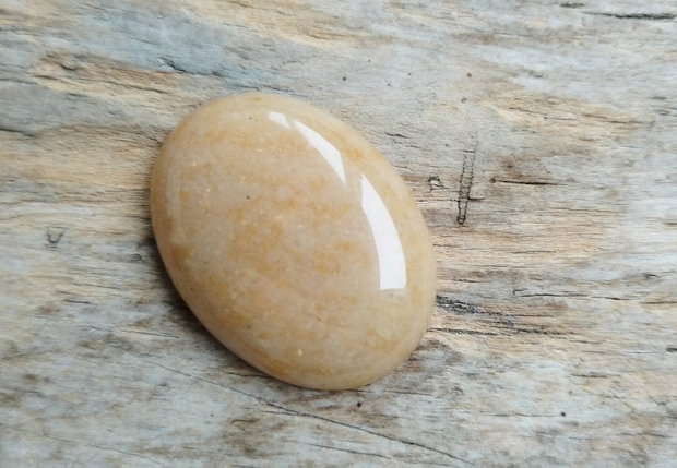 Cabochon aventurin galben, 40x30 mm