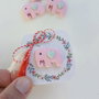 Martisor elefantel roz