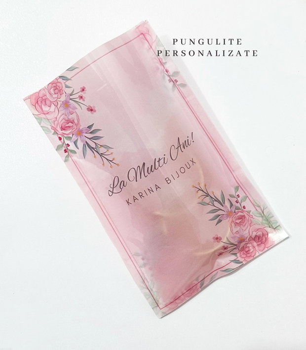 Pungute personalizate din plastic