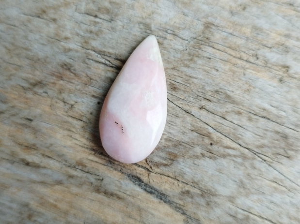 Cabochon opal roz, 25x13 mm