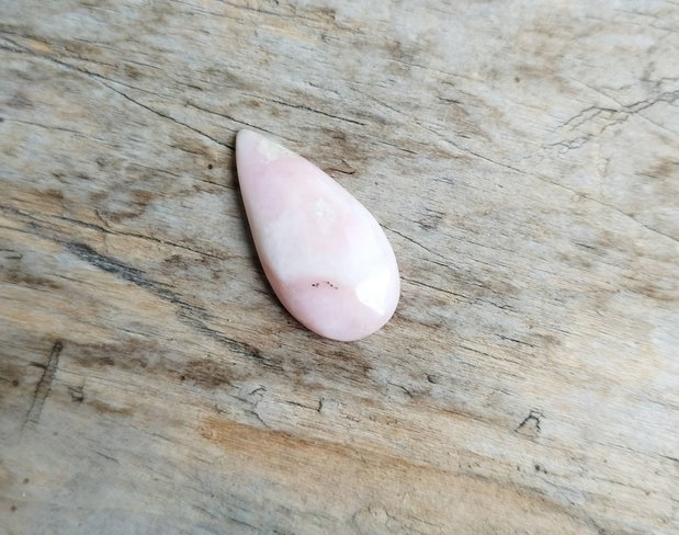 Cabochon opal roz, 25x13 mm