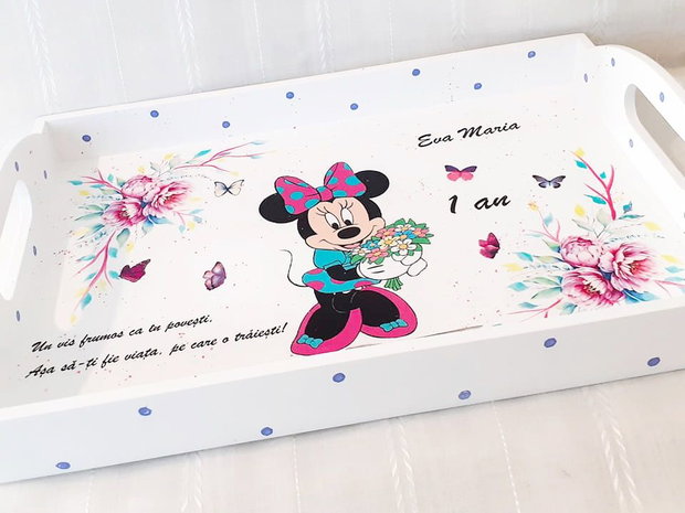 Tavita de mot fetita cu Minnie