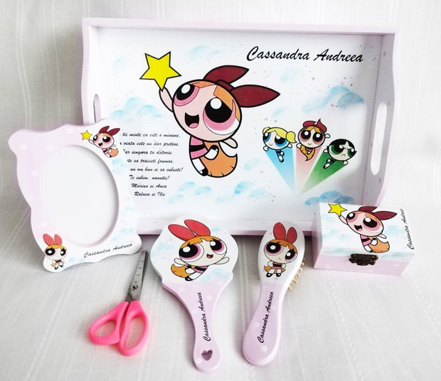 Tavita de mot fetita cu Powerpuff