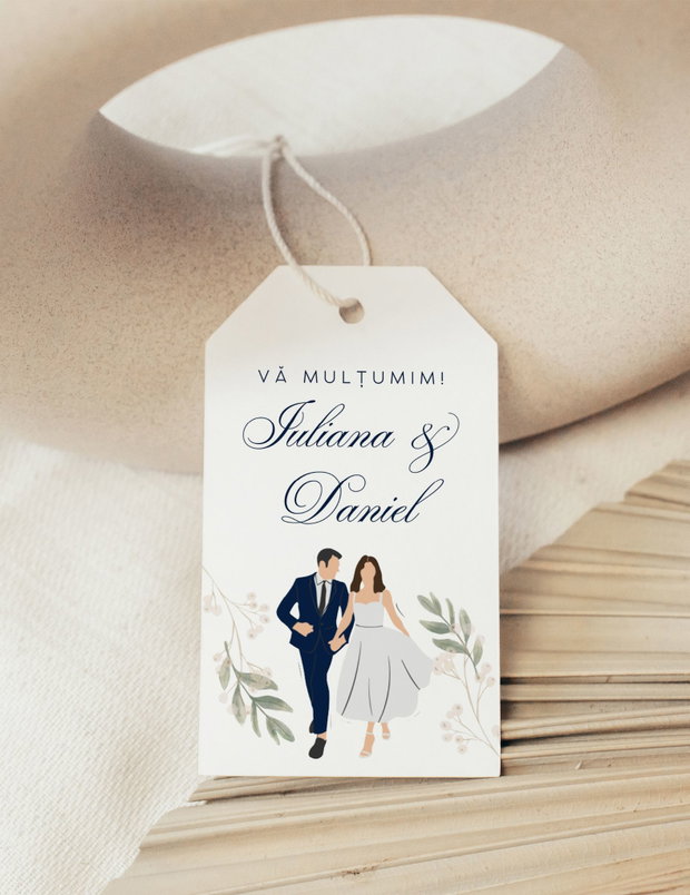 Etichete pentru Marturii, Etichete Personalizate Nunta