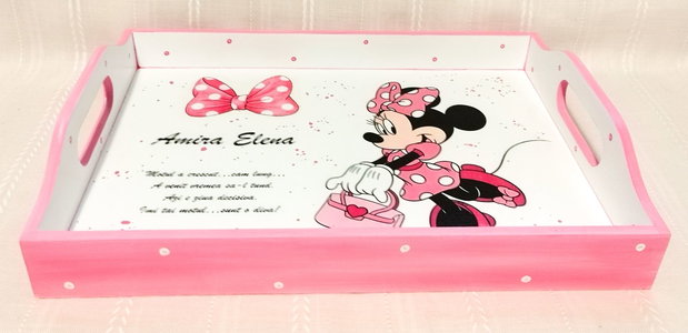 Tavita de mot fetita cu Minnie