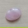 Cabochon cuart roz, 30x22 mm