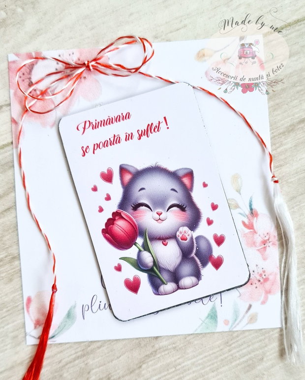 Martisor magnet pisicuta