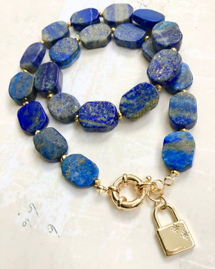 Colier lapis lazuli