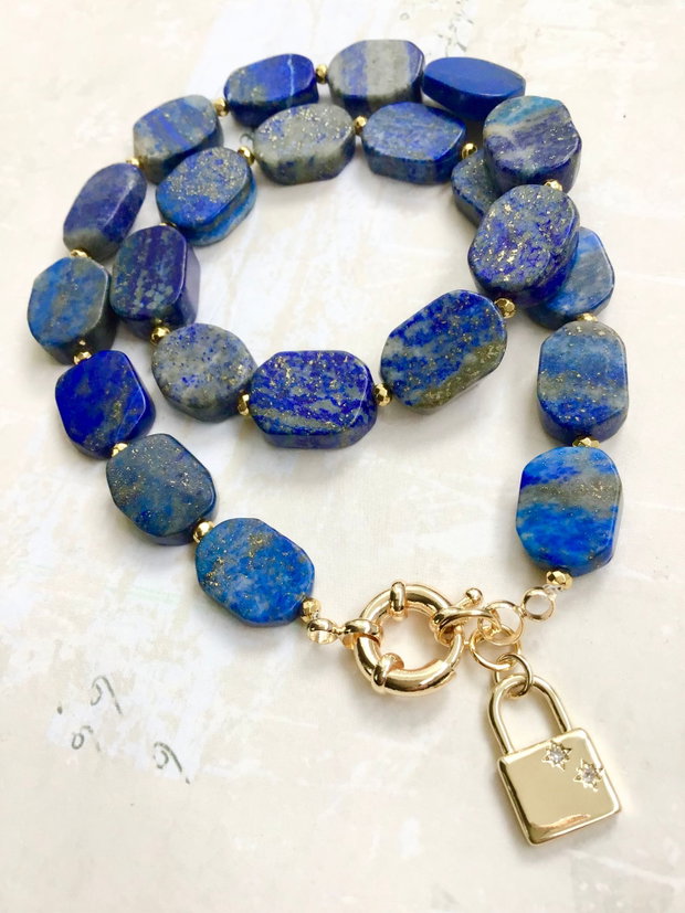 Colier lapis lazuli