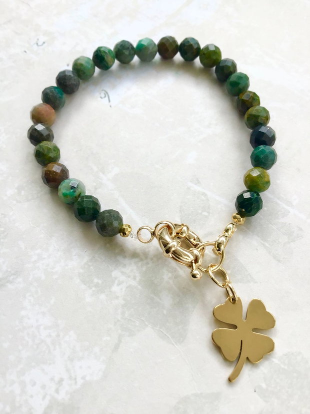 Colier CHOKER smarald african