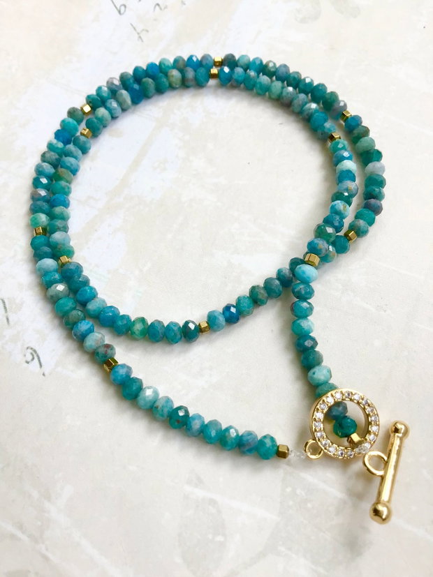 Colier choker apatit