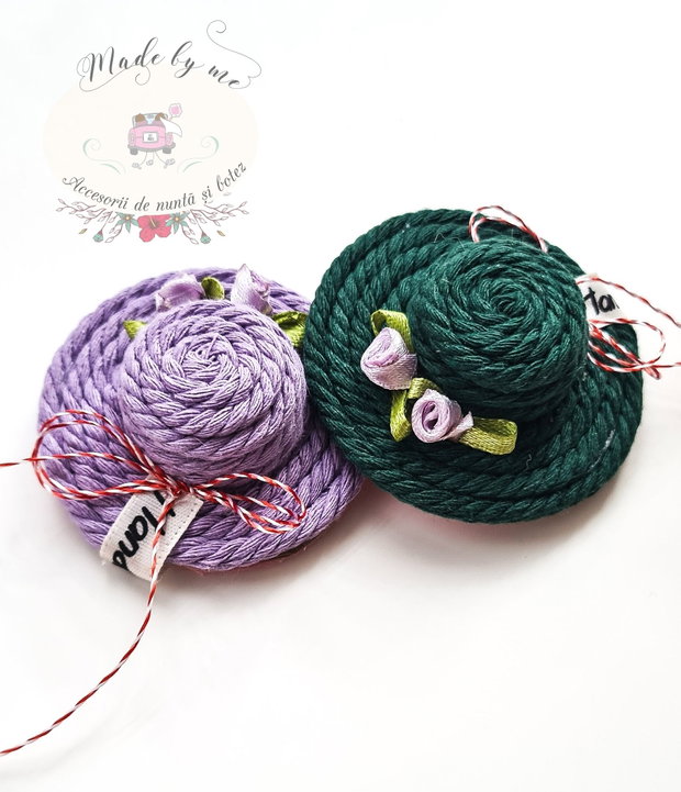 Martisor palarie mov lila