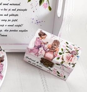 Cutie de verighete cu tema gătitul miresei