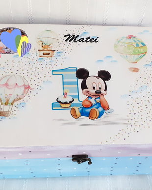 Cutie de trusou botez sau mot cu Mickey
