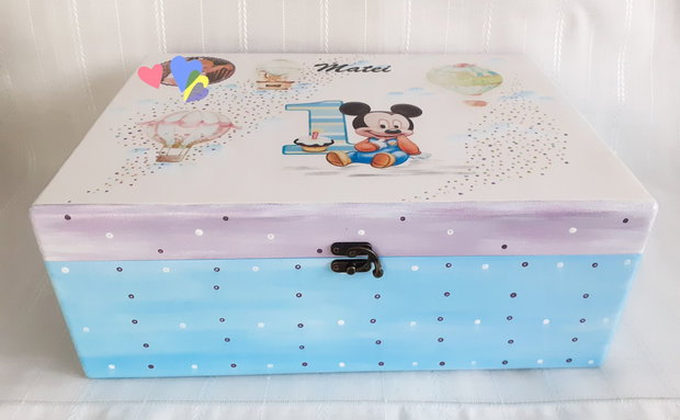 Cutie de trusou botez sau mot cu Mickey