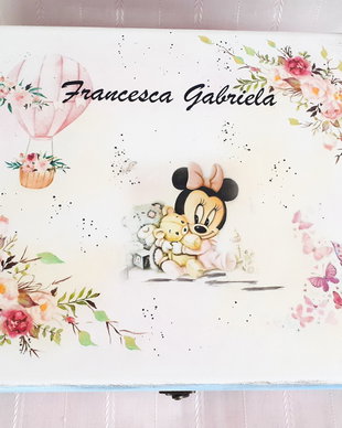 Cutie de trusou botez sau mot cu Minnie