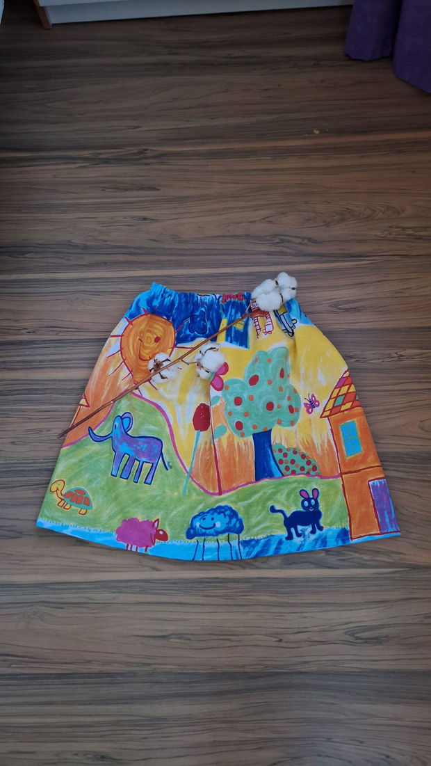 Fustiță fetiță desene copii/fustita fetite desene imprimate