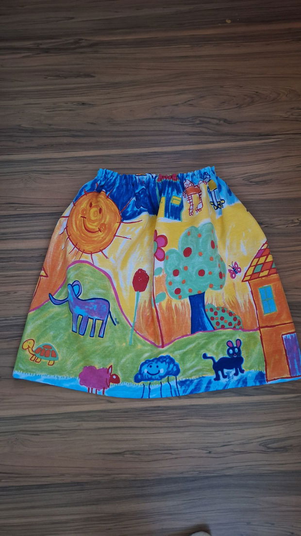 Fustiță fetiță desene copii/fustita fetite desene imprimate
