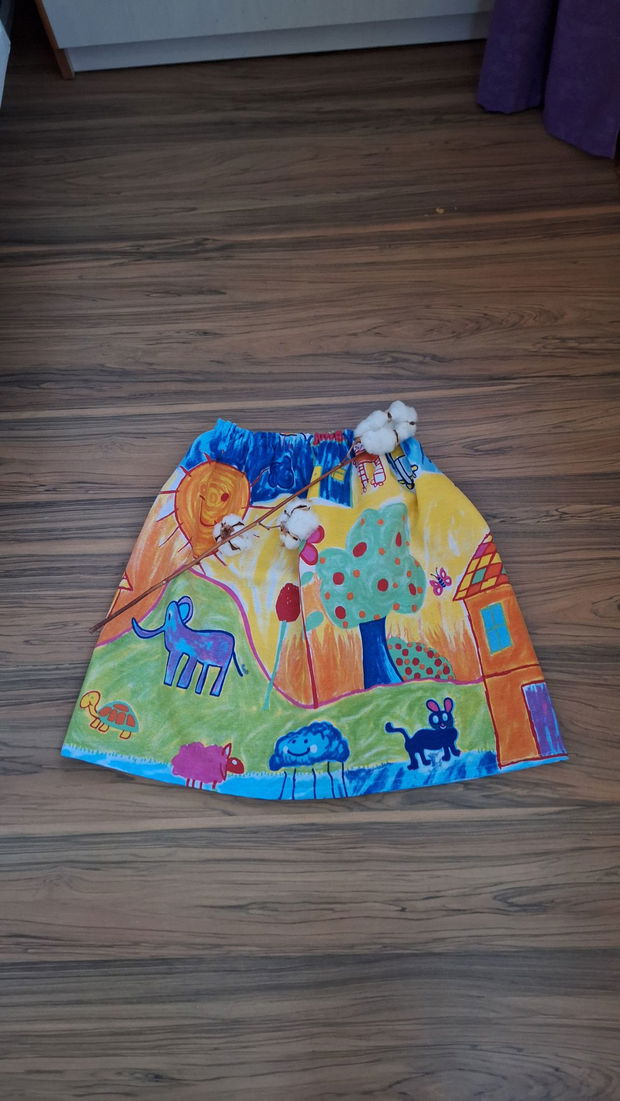 Fustiță fetiță desene copii/fustita fetite desene imprimate