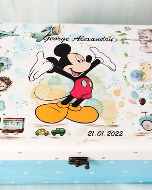 Cutie de trusou botez sau mot cu Mickey