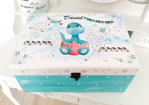 Cutie de trusou botez sau mot cu Dino