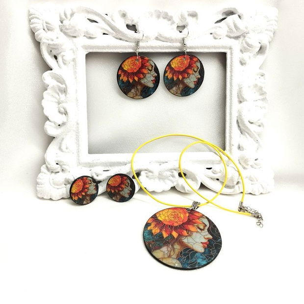 Set bijuterii handmade unicat