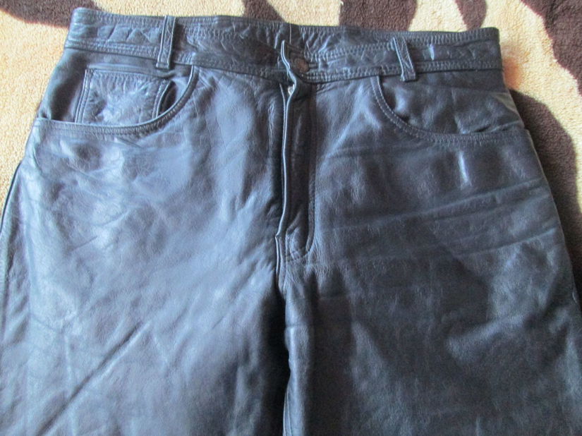 pantaloni piele Vibrer 34 impecabili