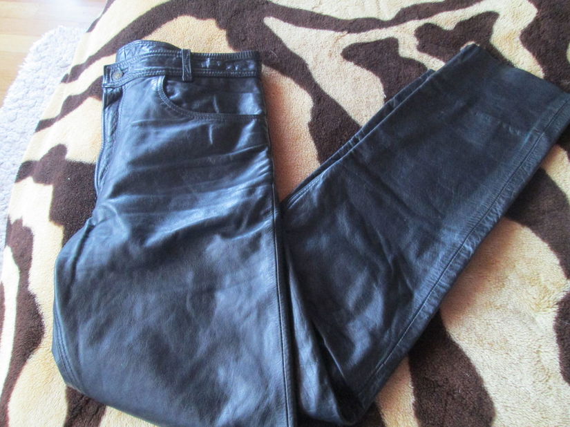 pantaloni piele Vibrer 34 impecabili