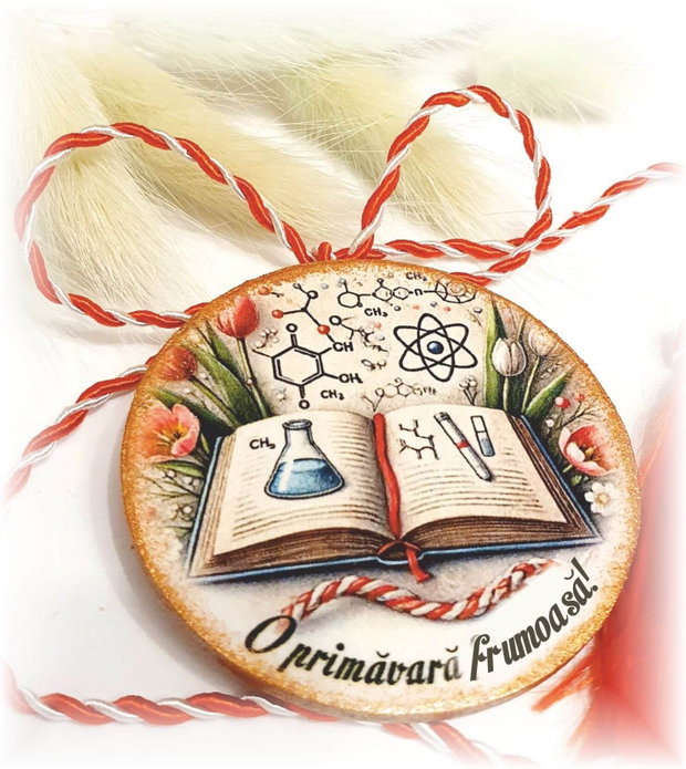 Martisor personalizat materii scolare: Chimie