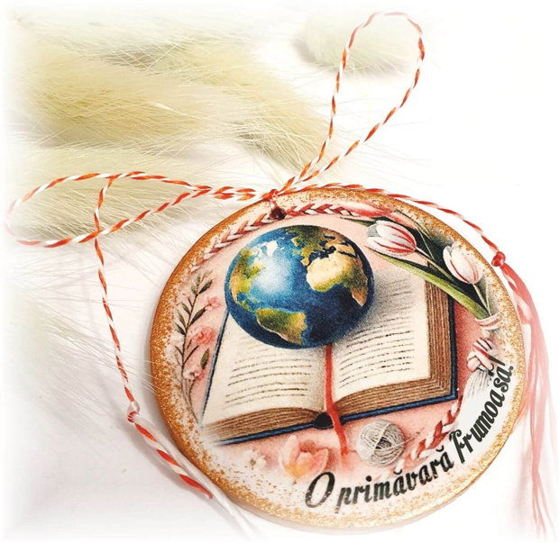 Martisor personalizat materii scolare: Geografie