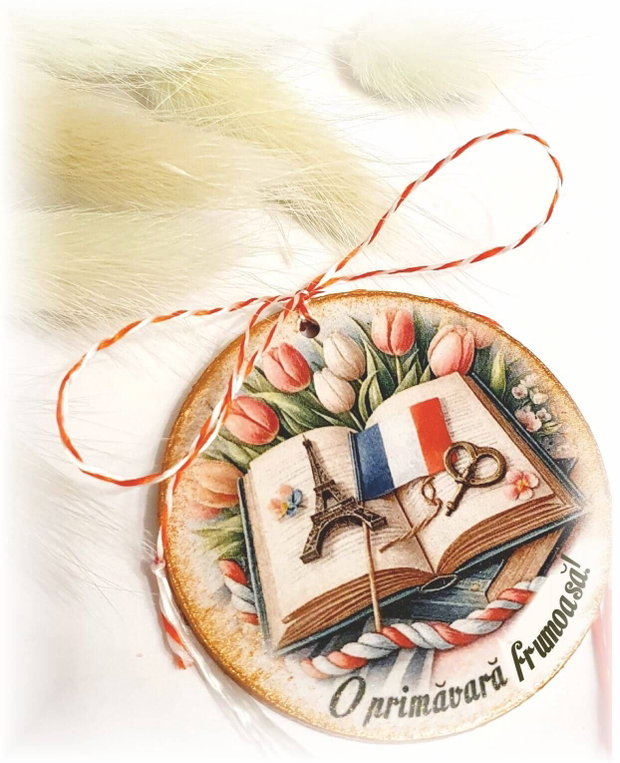 Martisor personalizat materii scolare: Limba Franceza
