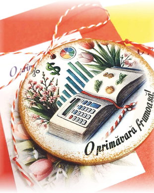 Martisor personalizat materii scolare: Educatie Financiara
