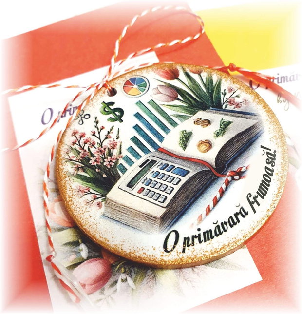 Martisor personalizat materii scolare: Educatie Financiara