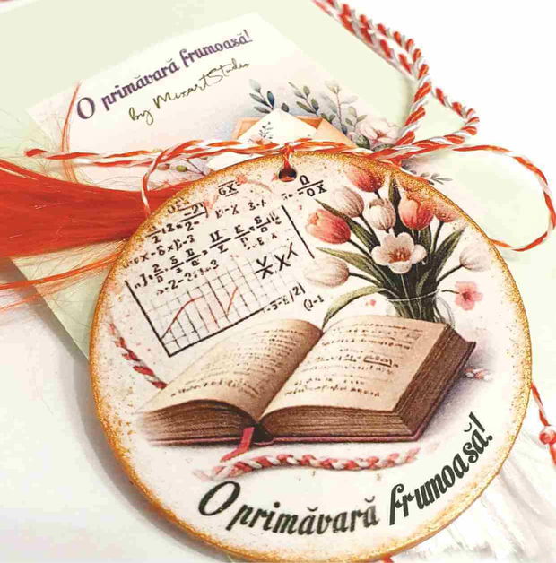 Martisor personalizat materii scolare: Matematica