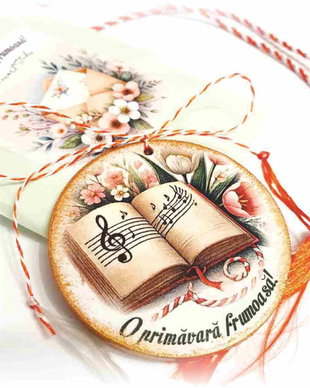 Martisor personalizat materii scolare: Muzica