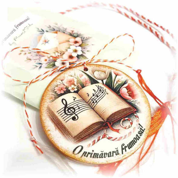 Martisor personalizat materii scolare: Muzica