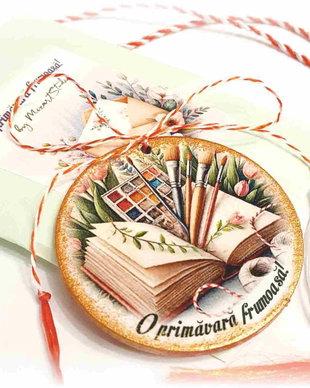Martisor personalizat materii scolare: Desen / Arte plastice