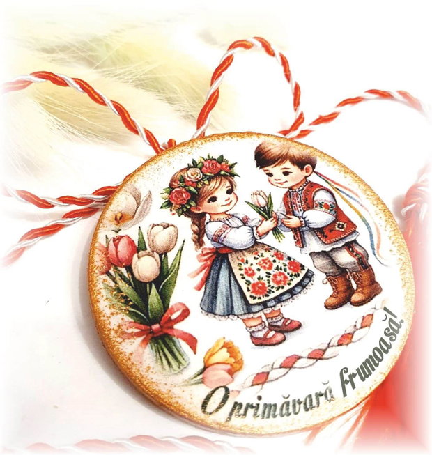 Martisor personalizat Port traditional