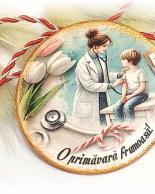 Martisor personalizat Doctorita / Asistenta