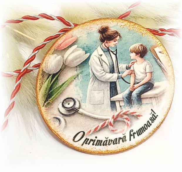 Martisor personalizat Doctorita / Asistenta