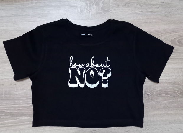 Crop Top bumbac dama personalizat
