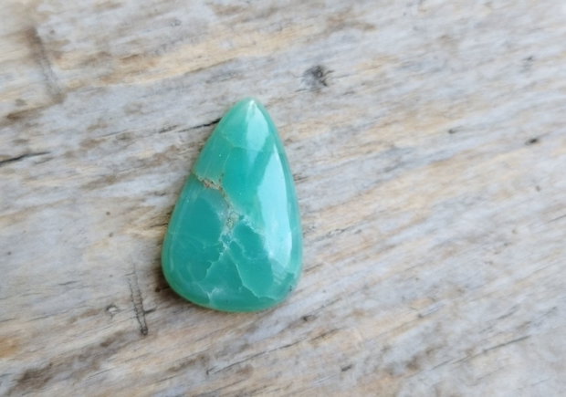 Cabochon crisopraz, 32x21 mm