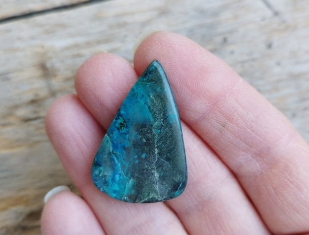 Cabochon crisocola, 35*23 mm