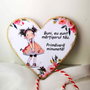 Martisor cu magnet personalizat pentru bunica