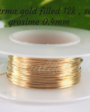 Sarma gold filled 12k, soft, 0.4mm (0.5)