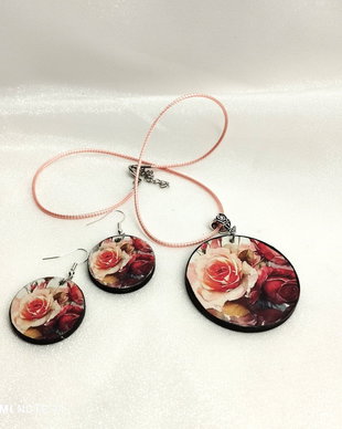 Set bijuterii handmade unicat 00938