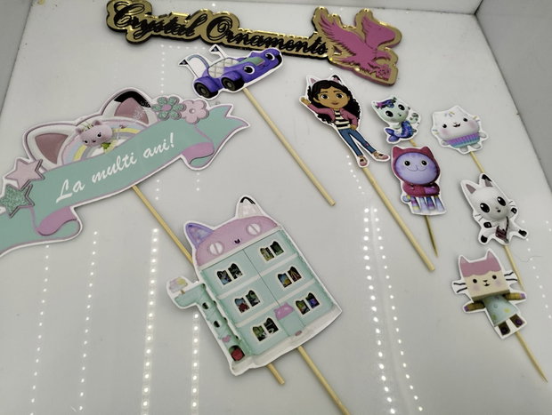 Set toppere tort Gabi Doll house