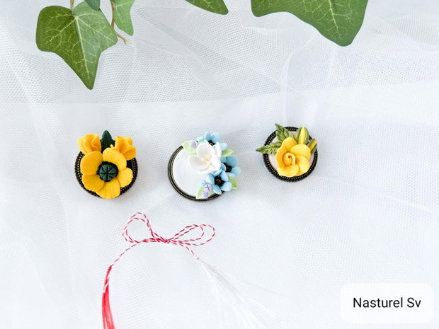 Brose martisor: Flori