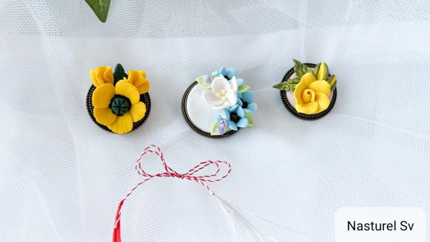 Brose martisor: Flori