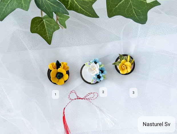 Brose martisor: Flori